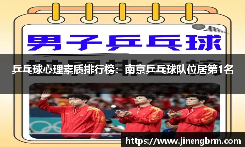 乒乓球心理素质排行榜：南京乒乓球队位居第1名